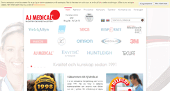 Desktop Screenshot of ajmedical.se